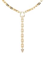 SHAY collier Mini Deco en or 18ct pavé de diamants