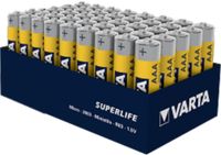 Varta batterijen AAA Superlife R03 1,5V zink carbon 48 stuks
