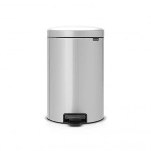 Brabantia newIcon pedaalemmer 20 liter met kunststof binnenemmer - Metallic Grey