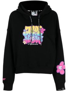 AAPE BY *A BATHING APE® hoodie en coton à broderies - Noir