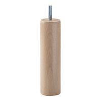 Ronde houten meubelpoot 15 cm (M10) - thumbnail