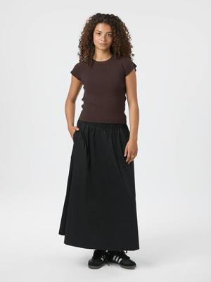 Neo Noir Yara poplin Skirt | Black