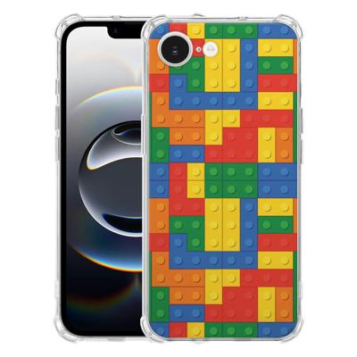 Apple iPhone 16e Hoesje - Blokken TPU Antishock