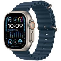 Apple Watch Ultra 2 GPS + Cellular 49mm Titanium Case met Ocean Band Smartwatch Zwart Apple Watch Ultra 2 GPS + Cellular 49mm Titanium Case met Ocean Band Smartwatch Zwart
