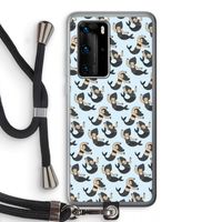 Zeemeermin: Huawei P40 Pro Transparant Hoesje met koord
