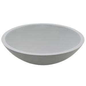 Wiesbaden Valerie waskom 43x13 cm solid surface rond beton look