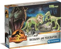 Van Der Meulen Clementoni jurassic world triceratops velociraptor graafset