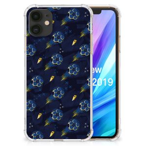 Doorzichtige Silicone Hoesje voor Apple iPhone 11 Voetbal