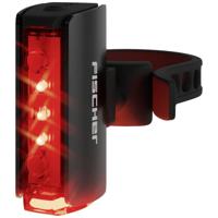 FISCHER FAHRRAD PLUS TWIN STOP Achterlicht LED Zwart - thumbnail