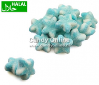 Dolce Plus Dolce Plus -Sugared Blue Twist Stars 1 Kilo