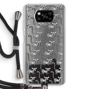 Makis: Xiaomi Poco X3 NFC Transparant Hoesje met koord
