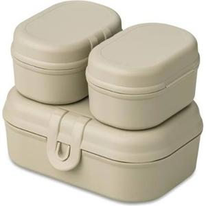 Koziol - Lunchbox Set, Mini, 3 Delig, Organic, Zand Beige - Koziol | P