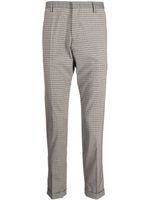 Paul Smith pantalon en laine stretch à carreaux - Marron