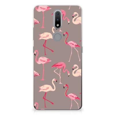 Nokia 2.4 | TPU Hoesje | Flamingo