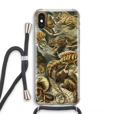 Haeckel Lacertilia: iPhone XS Transparant Hoesje met koord