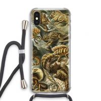 Haeckel Lacertilia: iPhone XS Transparant Hoesje met koord