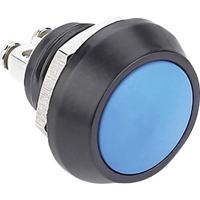 TRU COMPONENTS 701260 GQ12B-A, BL Vandalismebestendige druktoets 48 V/DC 2 A 1x uit/(aan) Moment IP65 1 stuk(s)