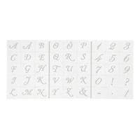 Creativ Company Letters en cijfers sjabloon