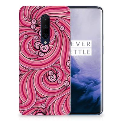 OnePlus 7 Pro | Hoesje maken | Swirl Pink