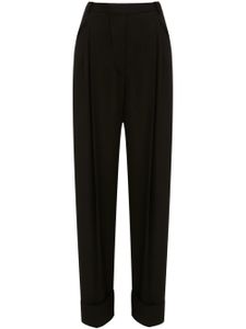 Victoria Beckham pantalon ample à plis - Noir