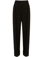 Victoria Beckham pantalon ample à plis - Noir - thumbnail