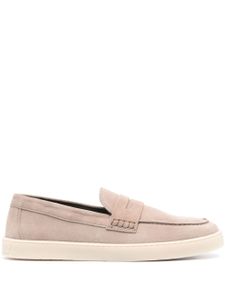 Canali suede slip-on loafers - Tons neutres