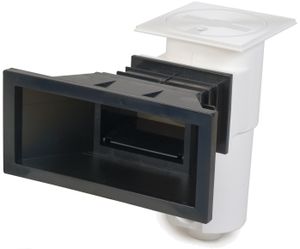Aquareva Skimmer brede zuigmond - Zwart
