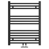 Sanivesk Lima Paneelradiator - 80x60cm - 386watt - 6-punt - zwart 2017488