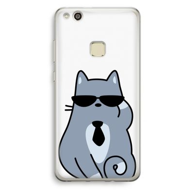 Cool cat: Huawei Ascend P10 Lite Transparant Hoesje