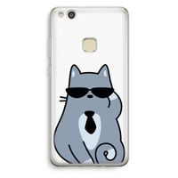 Cool cat: Huawei Ascend P10 Lite Transparant Hoesje
