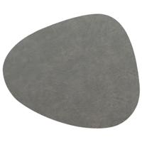 Unique Living placemats Floris lederlook - 1x - 39 x 30 cm - donkergrijs - PU leather - tafel onderl Unique Living placemats Floris lederlook - 1x - 39 x 30 cm - donkergrijs - PU leather - tafel onderl