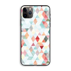 Gekleurde driehoekjes pastel: iPhone 11 Pro Max Biologisch afbreekbaar hoesje