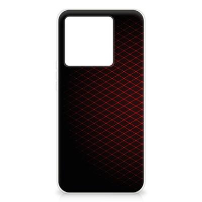 Xiaomi 13T | TPU bumper | Geruit Rood