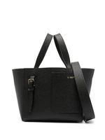 Valextra mini sac seau The Micro en cuir - Noir