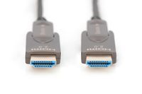 Digitus AK-330127-150-S HDMI-kabel HDMI Aansluitkabel HDMI-A-stekker 15 m Zwart Afgeschermd (dubbel), Afgeschermd (drievoudig), Flexibel, Afscherming totaal, - thumbnail