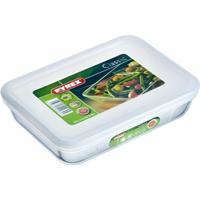 Bakje met deksel Pyrex 241P000/5016 Wit Transparant 800 ml - thumbnail