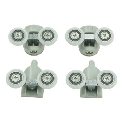 Xellanz wieltjes voor douchecabine essential schuifdeur (4 stuks)