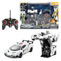 Toi Toys Roboforces Veranderrobot Met Licht Politieauto R-C - thumbnail