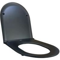 Wiesbaden Flatline Toiletzitting - Softclose en Quick Release - Mat Zwart