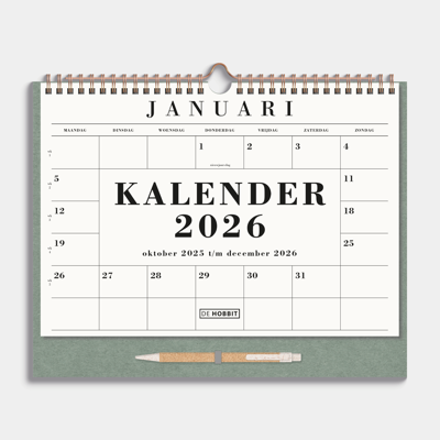 A4+ Maandkalender 2026