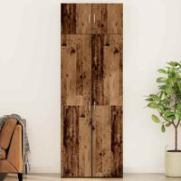 Opbergkast met plank Anders met opslag met de deur Oud hout 80 x 42,5 x 225 cm Bewerkt hout