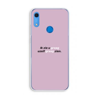uzelf graag zien: Huawei Y6s Transparant Hoesje