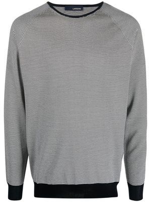 Lardini pull à rayures - Bleu