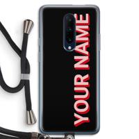 Namecase: OnePlus 7 Pro Transparant Hoesje met koord