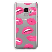 Bite my lip: Samsung Galaxy S9 Transparant Hoesje