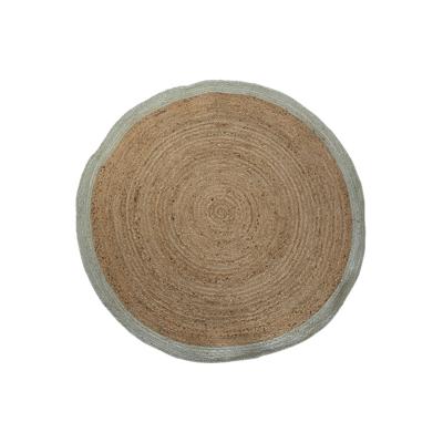 Tapijt DKD Home Decor 200 x 200 x 1 cm Scandi Natuurlijk Polyester Katoen Groen Lichtbruin Jute