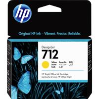 HP Inktcartridge 712 Origineel Geel 3ED69A