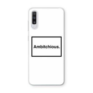 Ambitchious: Samsung Galaxy A70 Transparant Hoesje
