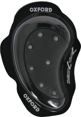 OXFORD Rok Drop Sparkie, Knie-sliders voor motorbroeken, Zwart