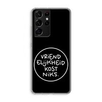 Vriendelijkheid: Samsung Galaxy S21 Ultra Transparant Hoesje